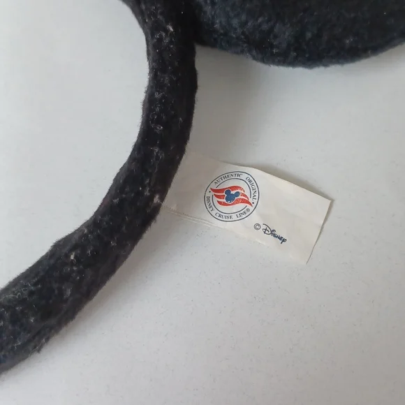 Disney Cruise Line Authentic Original Mickey Mouse Ears Headband Furry - Picture 3 of 14